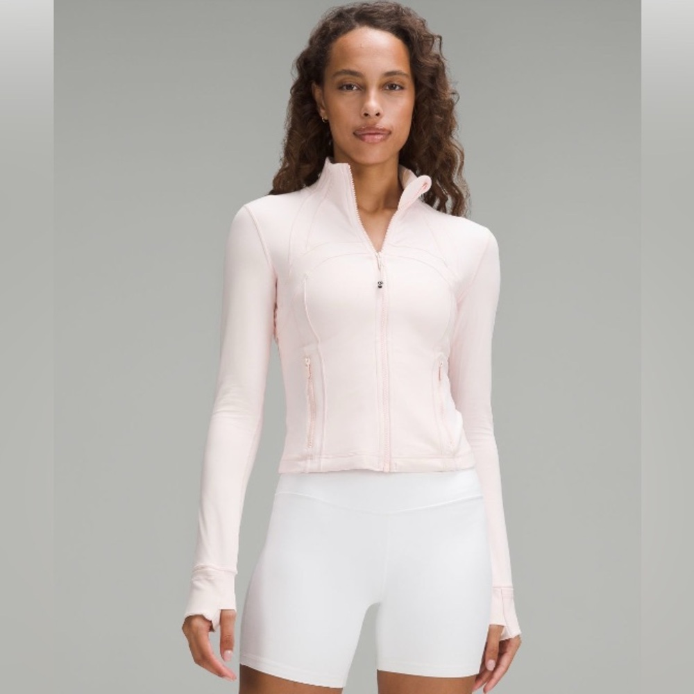 Lululemon Cropped Nulu Define Jacket- Strawberry Milkshake